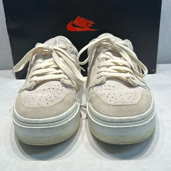 Nike Womens Air Jordan 1 Elevate Shoes Low Sz 7.5 Sail/Coconut Milk (Off-White)