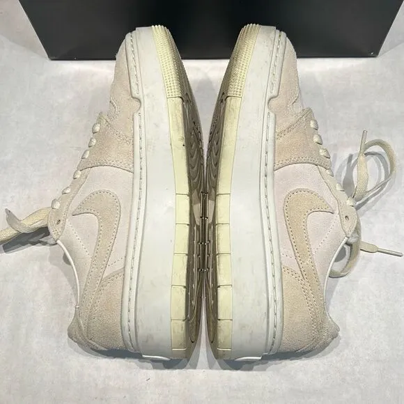 Nike Womens Air Jordan 1 Elevate Shoes Low Sz 7.5 Sail/Coconut Milk (Off-White)