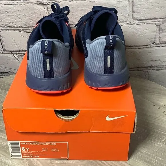 Nike Youth Legend React Sneaker Shoes 6Y
