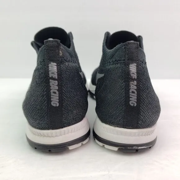 Nike Zoom Flyknit Streak Mens Size 7 Womens Sz 8.5 Black Sneaker Shoes 835994-01