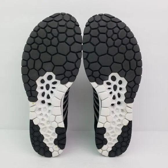 Nike Zoom Flyknit Streak Mens Size 7 Womens Sz 8.5 Black Sneaker Shoes 835994-01