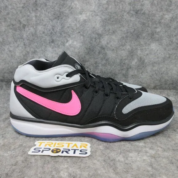 Nike Zoom GT Hustle 2 Basketball Shoes Mens 10.5 Black Pink DJ9405-004