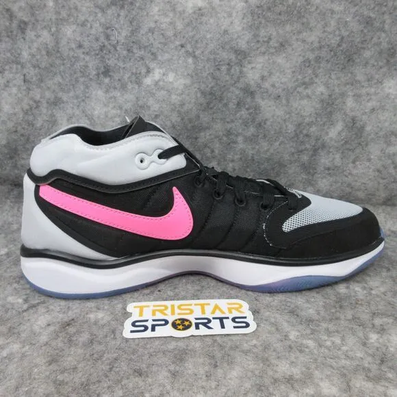 Nike Zoom GT Hustle 2 Basketball Shoes Mens 10.5 Black Pink DJ9405-004