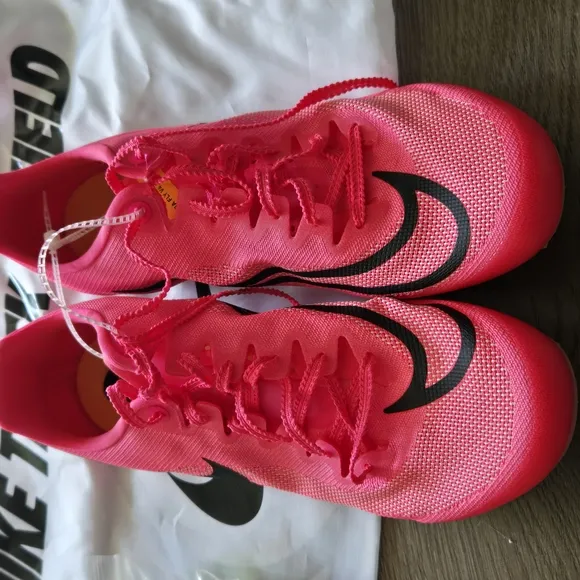 Nike Zoom Ja Fly 4 Hyper Pink Black Track Shoes DR2741-600 Men's Size 8½