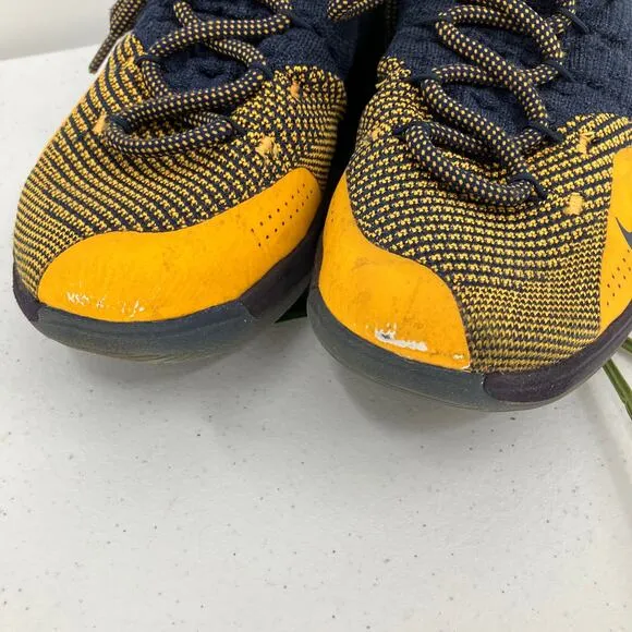 Nike Zoom KD 11 Kevin Durant Blue Yellow Michigan Chinese Zodiac Sneaker Shoes