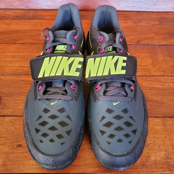 Nike Zoom Rotational 6 Track &amp; Field Throwing Shoes Men 9 Black 685131-004