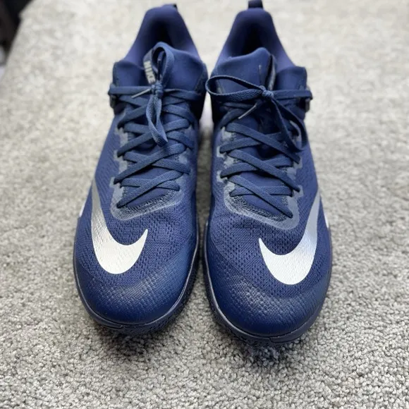Nike Zoom Shift Low TB Men's Blue Navy Basketball Shoes Sz 17 #942802-405