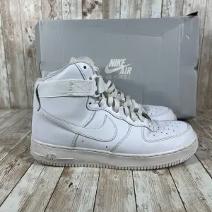 Nike Air Force 1 07 high triple‎ white Mens 10.5 cw2290 111