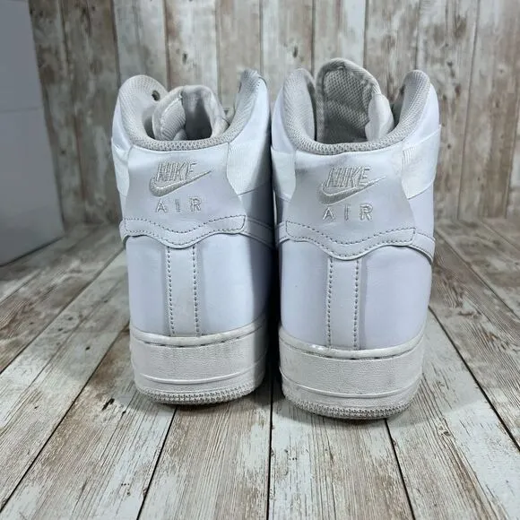 Nike Air Force 1 07 high triple‎ white Mens 10.5 cw2290 111