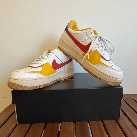 Nike Air Force 1 Shadow Summit White Neptune Green US Women 8/UK5.5 (CI0919-118)