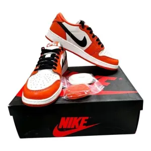 Nike Air Jordan 1 Low OG GS ‘Black Toe’ Youth Size 6Y Bred Shoes CZ0858-801 Box