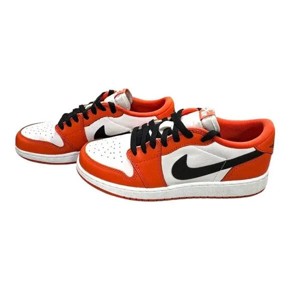 Nike Air Jordan 1 Low OG GS ‘Black Toe’ Youth Size 6Y Bred Shoes CZ0858-801 Box