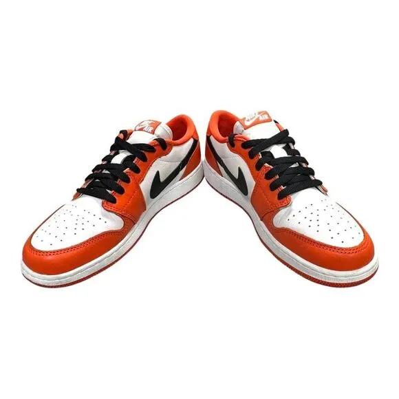 Nike Air Jordan 1 Low OG GS ‘Black Toe’ Youth Size 6Y Bred Shoes CZ0858-801 Box