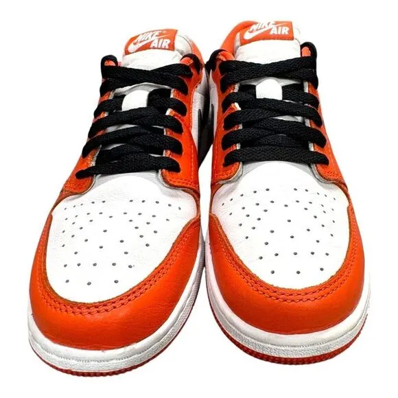 Nike Air Jordan 1 Low OG GS ‘Black Toe’ Youth Size 6Y Bred Shoes CZ0858-801 Box