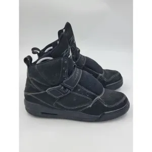 Nike Air Jordan Flight 45 ALL BLACK  Shoes 524865-015 Youth Size 6Y