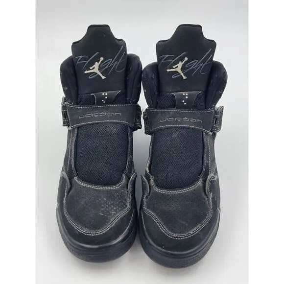 Nike Air Jordan Flight 45 ALL BLACK  Shoes 524865-015 Youth Size 6Y