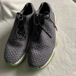 NIKE Air Jordan Future Low GREEN GLOW WOLF GREY WHITE.