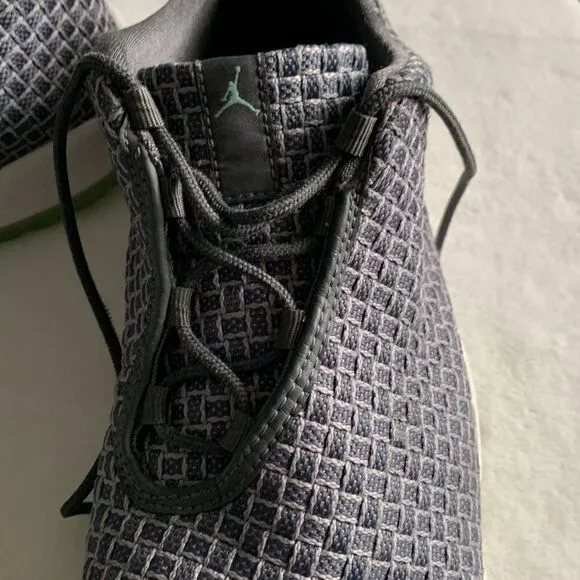 NIKE Air Jordan Future Low GREEN GLOW WOLF GREY WHITE.