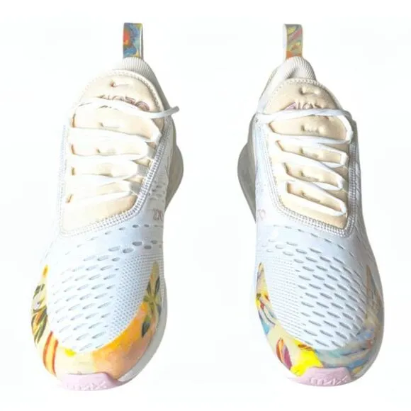 NIKE Air Max 270 &quot;Floral&quot; Running Shoes Size 8.5