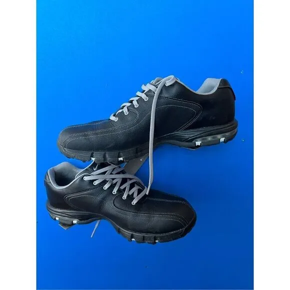 Nike Air Max Revive Golf Shoes Black Low Top Cleats Size 11 317450-001