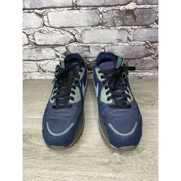 Nike Air Terrascape 90 Midnight Navy Aqua Athletic Shoes Sneakers Men 12M US/46