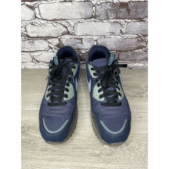 Nike Air Terrascape 90 Midnight Navy Aqua Athletic Shoes Sneakers Men 12M US/46