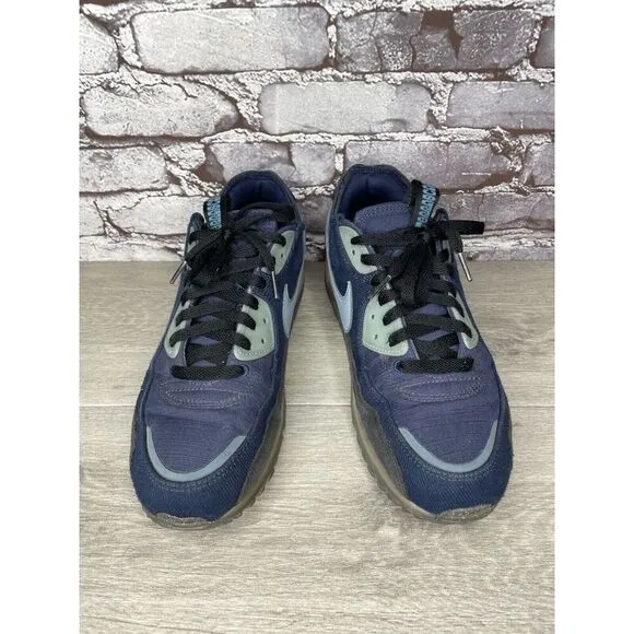 Nike Air Terrascape 90 Midnight Navy Aqua Athletic Shoes Sneakers Men 12M US/46