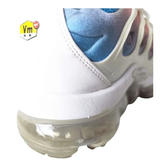 NIKE Air VaporMax Plus &quot;Lava Glow Blue Lagoon&quot; Running Shoes Size 6.5