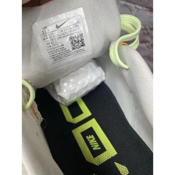 Nike Air Zoom Pegasus 38 Barely Volt Running Shoes Men 11.5M US/45.5 CW7356-700