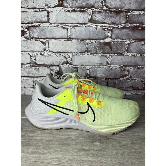 Nike Air Zoom Pegasus 38 Barely Volt Running Shoes Men 11.5M US/45.5 CW7356-700