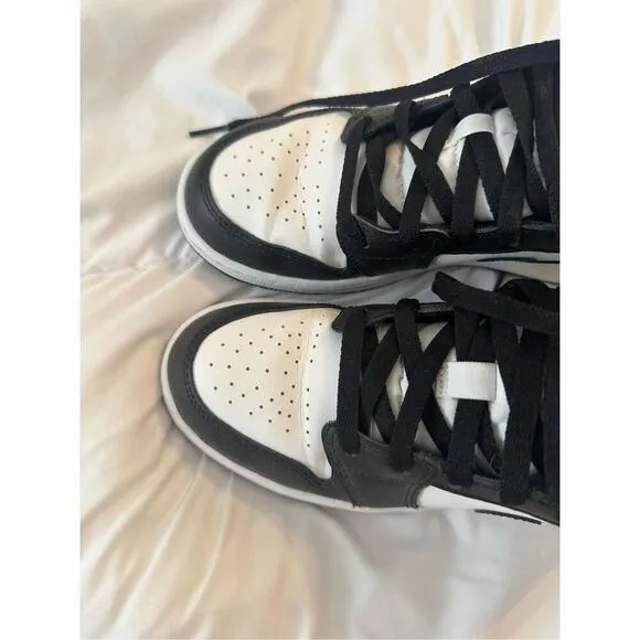 Nike Kid's Boy's Jordan 1 Mid GS Pastel Sneaker Shoes White Green Size 5.5Y