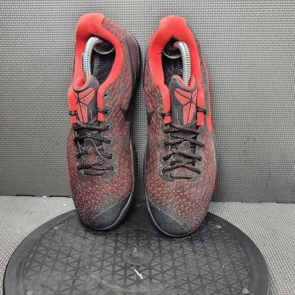 Nike Mamba Insitct Shoes Mens Sz 8 Black Red Low Top Athletic Sneakers