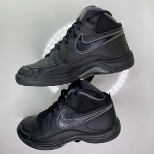 Nike The Overplay VII Mens 8,5Basketball Shoes 511372-010 Black High Top Sneaker
