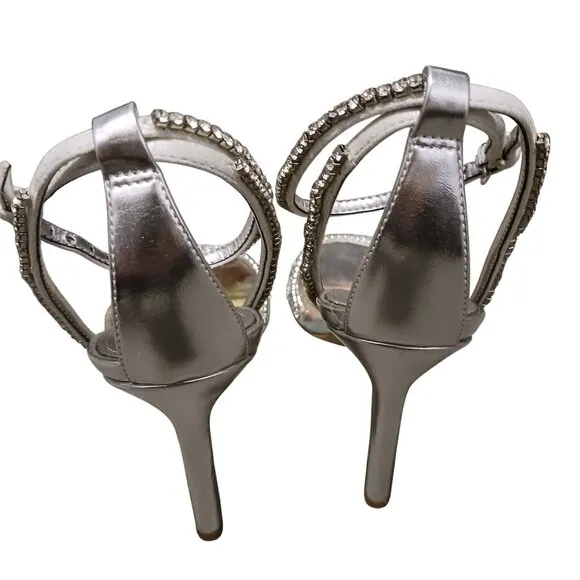 Nine‎ West KLASS3 Comfort Insole Pumps in Silver/Iridescent, Size 7
