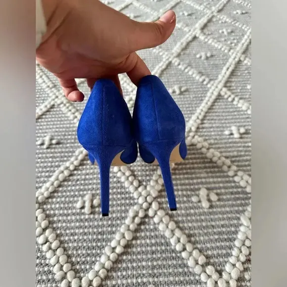 Nine West high heel suede shoes stiletto Size 8