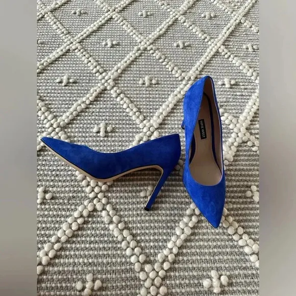 Nine West high heel suede shoes stiletto Size 8