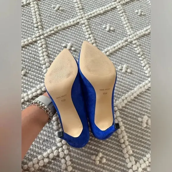 Nine West high heel suede shoes stiletto Size 8