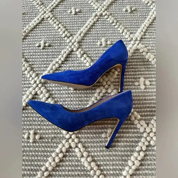 Nine West high heel suede shoes stiletto Size 8