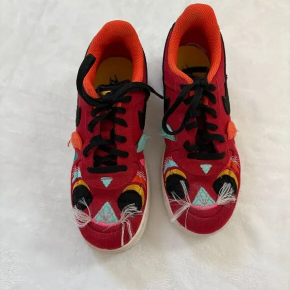 NKids‎ NIKE Force One LV8 &quot;Year of the Tiger&quot; lucky carp fish athletic shoes