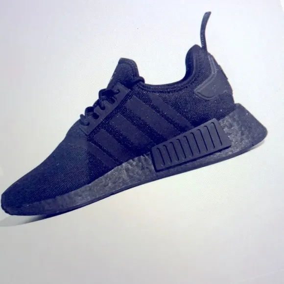 NMD R1 j kids original Adidas sneaker, size 6 1/2, FX8777 all black, new.