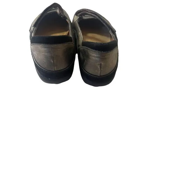 Noat Women's EUR 38 US 7 Metallic Matai Metal Leather Mary Jane Shoes