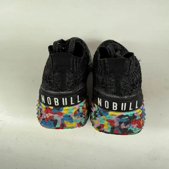 NOBULL Allday Sneakers Womens 7 Black Lace Up Low Top Running Athletic Shoes