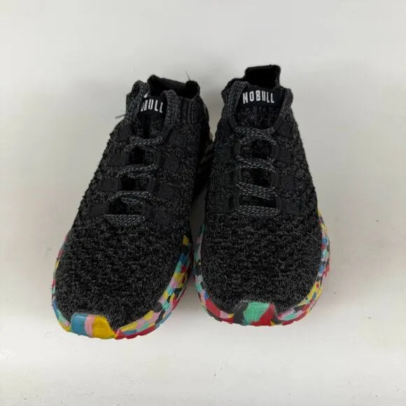 NOBULL Allday Sneakers Womens 7 Black Lace Up Low Top Running Athletic Shoes
