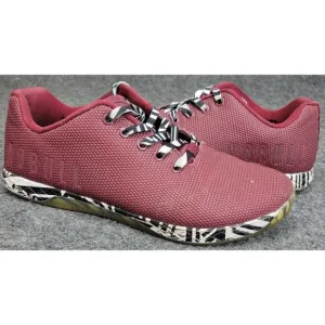 Nobull Cabernet Zebra Mens Shoes 11 Red Maroon Trainer Low Top Athletic‎ Running
