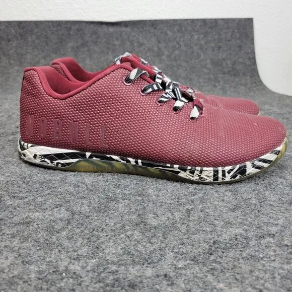 Nobull Cabernet Zebra Mens Shoes 11 Red Maroon Trainer Low Top Athletic‎ Running
