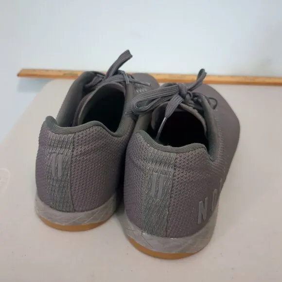 NOBULL Gray Mesh Training Shoes Low Top Lace Up Mens 10.5 Womens 12