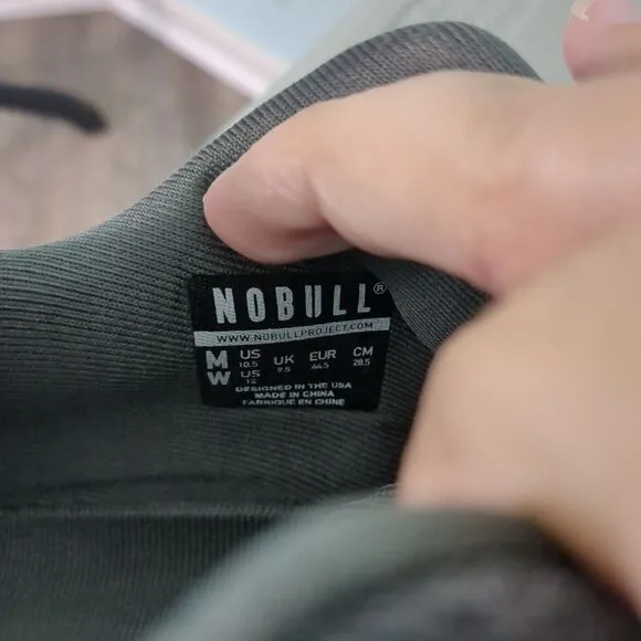 NOBULL Gray Mesh Training Shoes Low Top Lace Up Mens 10.5 Womens 12