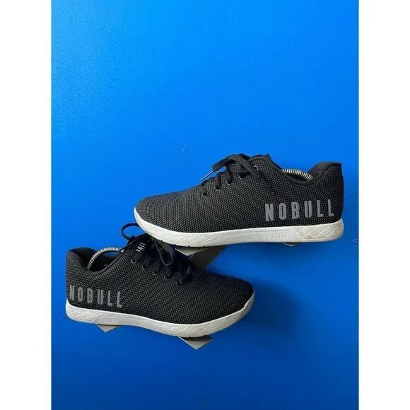 Nobull Low Top Sneakers Men's Size 10.5 Gray Trainer Shoes Super Fabric women si