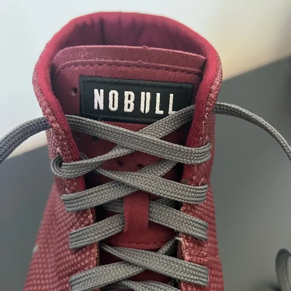 NOBULL Men's Burgundy High-Top Sneakers