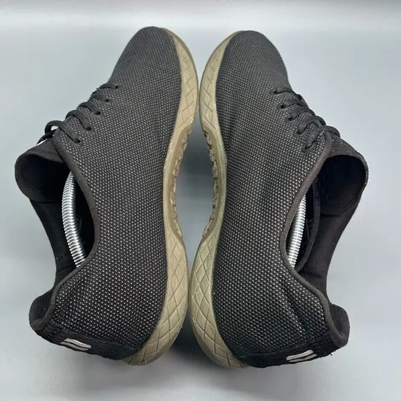NOBULL SuperFabric Mens 13 Black Green Athletic Shoes Lace Low Trainer Sneakers